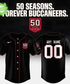 Tampa Bay Buccaneers Celebrate the legacy of 50 Seasons Baseball Jersey 2025 Custom