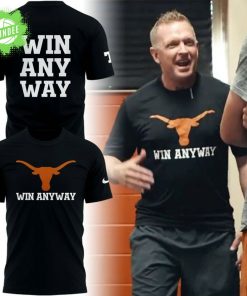 Texas Longhorns Win Any Way Baseball T-Shirt – NCAA Team Fan Gear