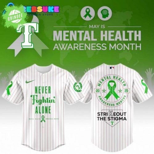 Texas Rangers 2025 Mental Health Awareness Jersey – MLB Limited Edition