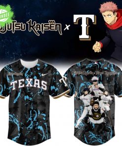 Texas Rangers x 2025 Jujutsu Kaisen Night Special Jersey
