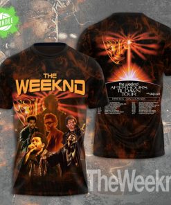 The Weeknd After Hours til Dawn Tour 3D T-Shirt – Concert Merch Edition