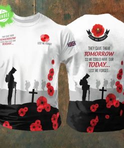 “They Gave Their Tomorrow” Military Tribute T-Shirt