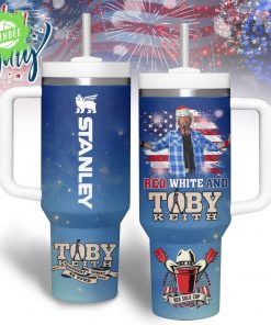 Toby Keith Happy Independence Day 2025 Stanley Tumbler