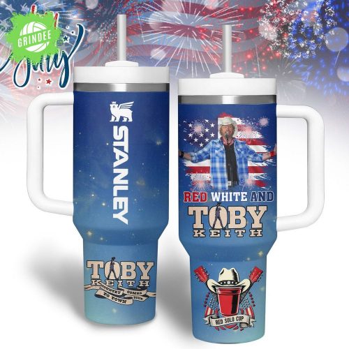 Toby Keith Happy Independence Day 2025 Stanley Tumbler