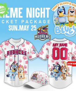 Toledo Mud Hens x Bluey 2025 Baseball Jersey V2