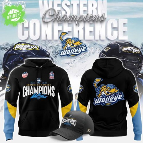 Toledo Walleye 2025 ECHL Western Conference Champions Hoodie