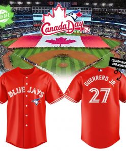Toronto Blue Jays Canada Day 2025 Custom Jersey – Name & Number