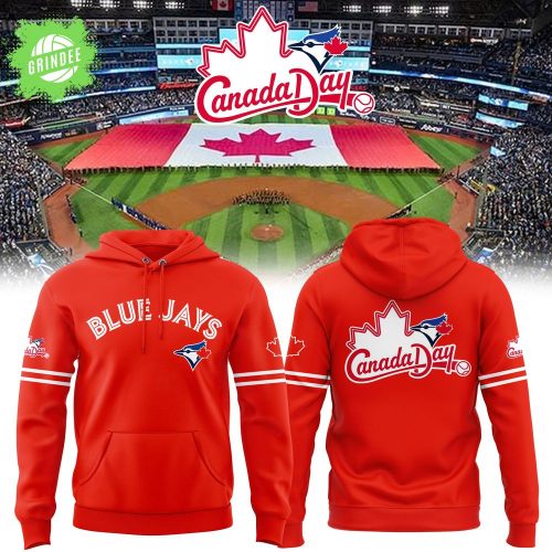 Toronto Blue Jays Canada Day 2025 Hoodie – Fan Pullover