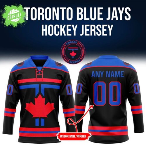 Toronto Blue Jays City Connect Hockey Style Jersey 2025