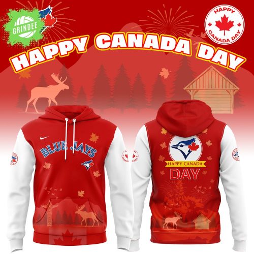 Toronto Blue Jays x Happy Canada Day 2025 Limited Edition Hoodie