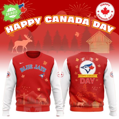 Toronto Blue Jays x Happy Canada Day 2025 Limited Edition Sweatshirt