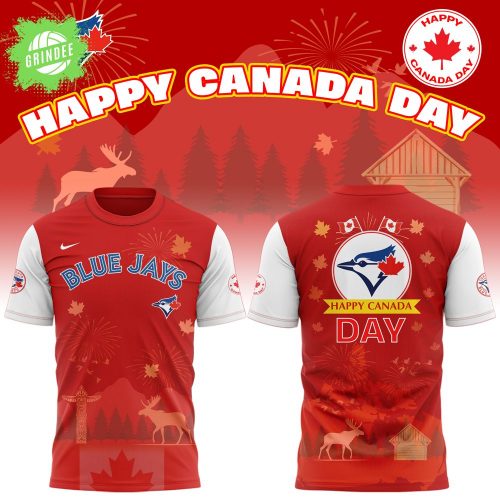 Toronto Blue Jays x Happy Canada Day 2025 Limited Edition Tshirt
