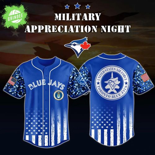 Toronto Blue Jays x US Air Force Night Jersey 2025 – MLB Military Game Gear