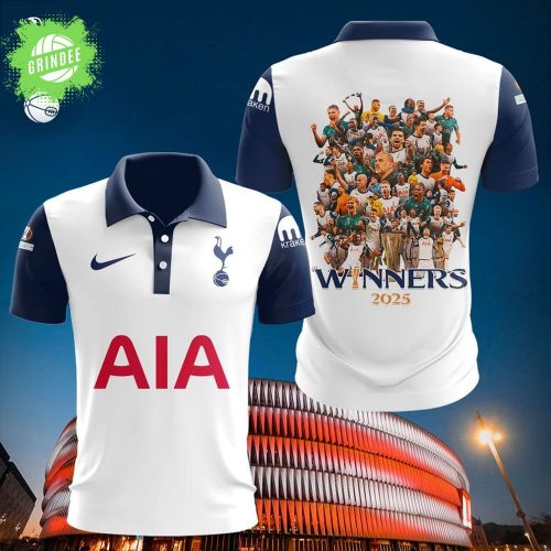 Tottenham Hotspur 2024–2025 UEFA Europa League Champion Polo – Soccer Fan Shirt