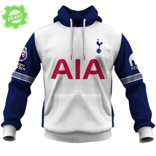 Tottenham Hotspur FC Home Jersey Style Hoodie