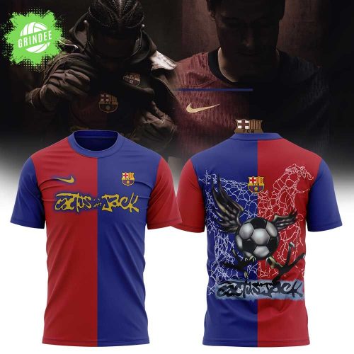 Travis Scott x Nike x FC Barcelona Black T-Shirt – Cactus Jack Soccer Collab