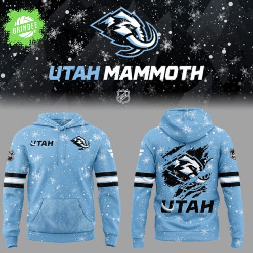 Utah Mammoth Blue Hoodie 2025 – New Uniform Fan Gear