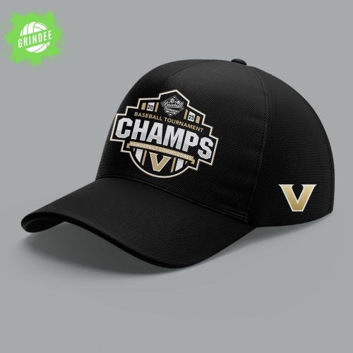 Vanderbilt Baseball x 2025 SEC BASEBALL TOURNAMENT CHAMPS TShirt