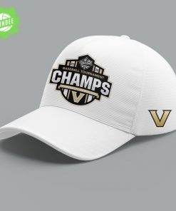 Vanderbilt Baseball x 2025 SEC BASEBALL TOURNAMENT CHAMPS White TShirt