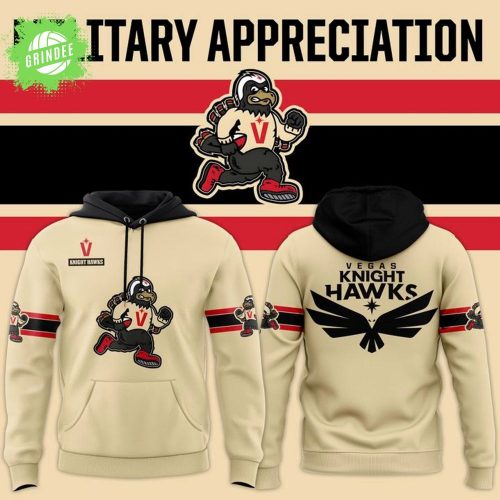 Vegas Knight Hawks 2025 Military Night Hoodie
