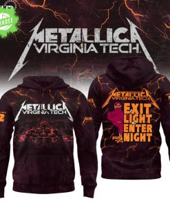 Virginia Tech Hokies x Metallica “Exit Light Enter Night” Hoodie 2025 – Limited Edition