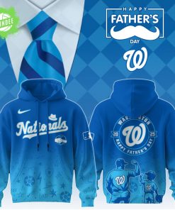 Washington Nationals 2025 Father’s Day Hoodie – MLB Fan Gift Gear