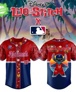 Washington Nationals MLB x Lilo & Stitch Jersey