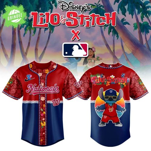 Washington Nationals MLB x Lilo & Stitch Jersey