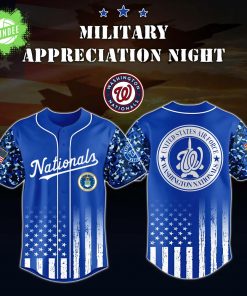 Washington Nationals x US Air Force Night Jersey 2025 – 3D Special Edition