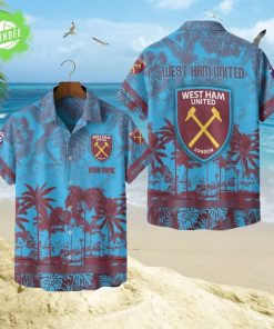 West Ham United FC Hawaiian Style Tropical Shirt