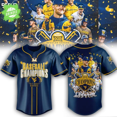 West Virginia Mountaineers Baseball Champions Jersey 2025 Season