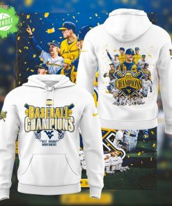 West Virginia Mountaineers Big 12 Champions Team Hoodie 2025