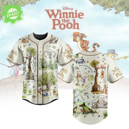 Winnie The Pooh Personalized Baseball Jersey For Fans