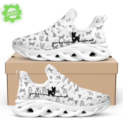 Yorkshire Terrier Mama Max Soul Shoes – Dog Lover Custom Sneakers
