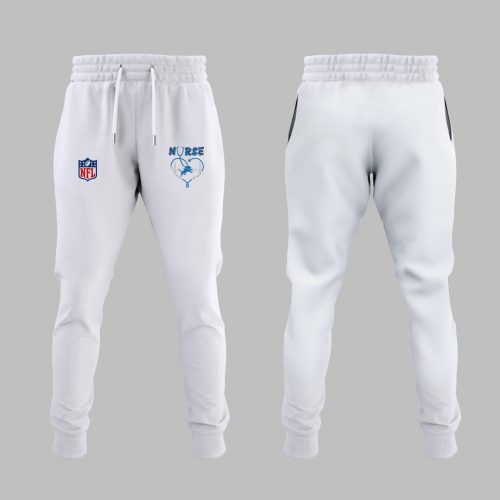 Detroit Lions Nurses Appreciation White Hoodie – Limited Edition