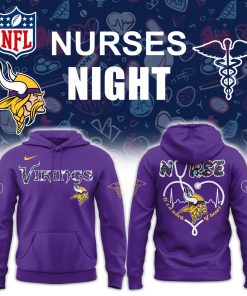 Minnesota Vikings Nurses Night 2025 Hoodie – Special Edition