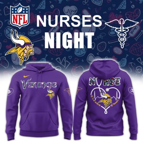 Minnesota Vikings Nurses Night 2025 Hoodie – Special Edition
