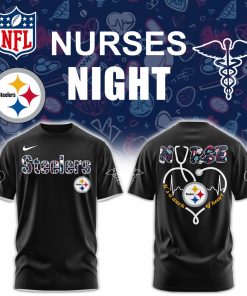 Pittsburgh Steelers Nurses Appreciation Black T-Shirt – Exclusive Edition
