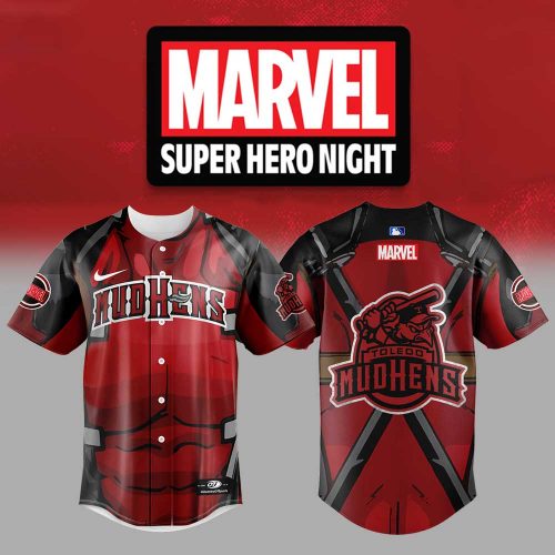 Limited Edition Toledo Mud Hens x Marvel Night Game Jersey