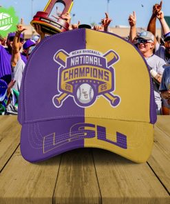 2025 NCAA Men’s College World Series Champions LSU Tigers Baseball Classic Cap For Fans