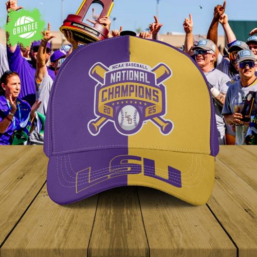 2025 NCAA Men’s College World Series Champions LSU Tigers Baseball Classic Cap For Fans