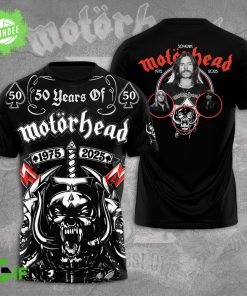 50 Years of MotorHead 3D Tshirt