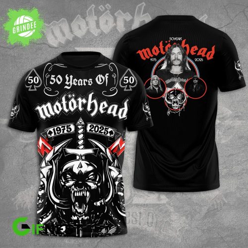 50 Years of MotorHead 3D Tshirt