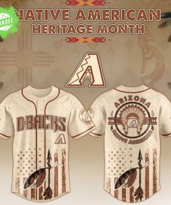 Arizona Diamondbacks x Native American Heritage Month-3D Baseball Jersey