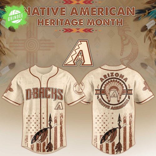 Arizona Diamondbacks x Native American Heritage Month-3D Baseball Jersey