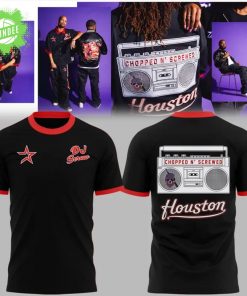 Astros x DJ Screw Limited Edition 2025 Black Tshirt