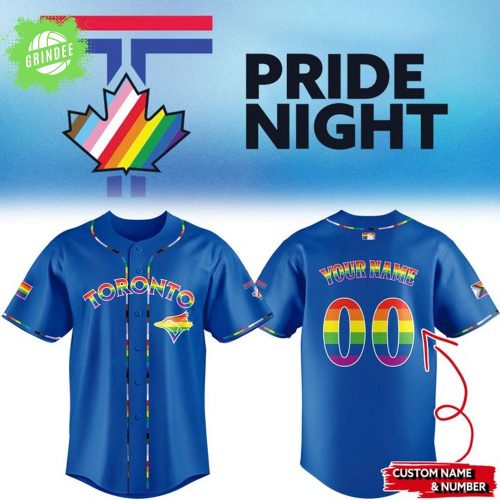 Blue Jays Pride Night Custom Name & Number Jersey