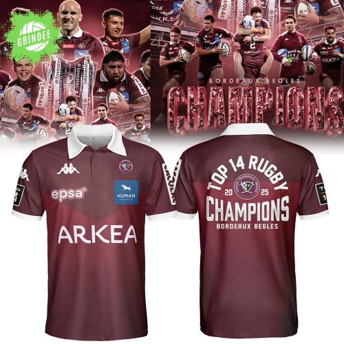 Bordeaux Begles Champions 2025 Polo