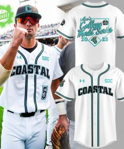 CCU Coastal Chanticleers White Baseball Jersey – Limited Edition