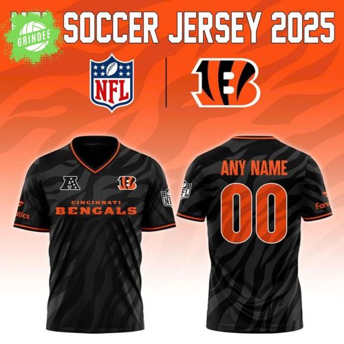 Cincinnati Bengals NFL 2025 “Football x Football” Soccer jersey – Custom